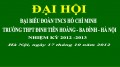 ĐẠI HỘI ĐOÀN TNCS HỒ CHÍ MINH THÀNH CÔNG TỐT ĐẸP