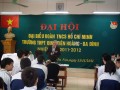 Thông báo về việc Đại hội chi Đoàn, để tiến tới đại hội Đoàn trường
