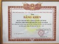 Thành Đoàn Hà Nội tặng bằng khen cho Đoàn thanh niên trường THPT Đinh Tiên Hoàng